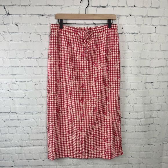 Sag Harbor Dresses & Skirts - Vintage sag harbor red gingham skirt